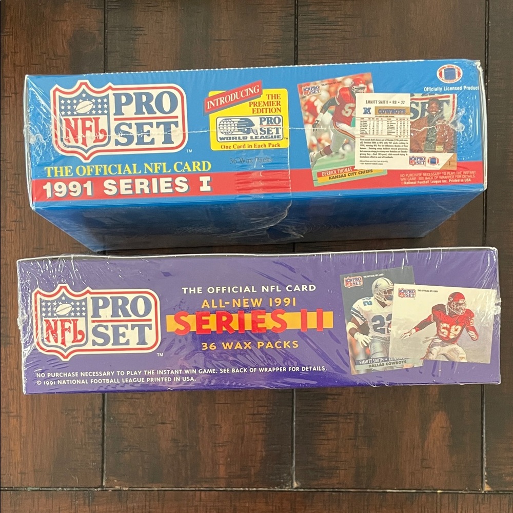 2 pack. NFL Pro Set 1991 Series I & II Trading Cards - Picture 4 of 4
